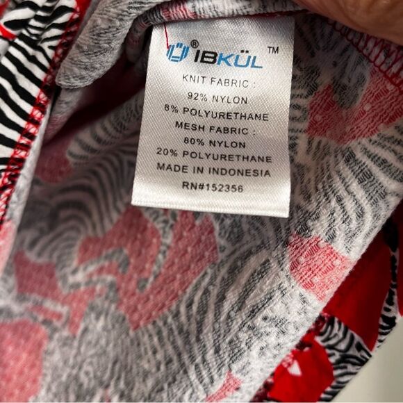 IBKUL Women's Quarter Zip Novelty Zebra Print Long Sleeve Large Pickleball Golf - Picture 8 of 9